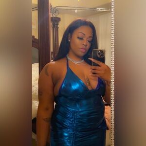 Blue club dress worn once